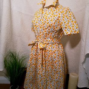Boden Lemon shirt dress